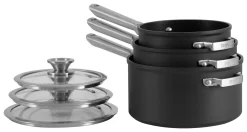 Ninja Zerostick Stackable 3 Piece Non Stick Pan Set