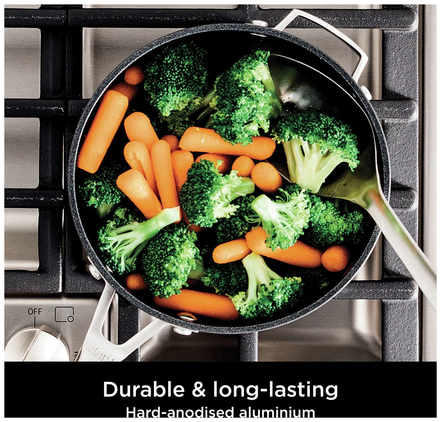 Ninja Zerostick Stackable 5 Piece Non Stick Pan Set - Image 2