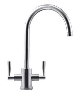 Franke Olympus J-Spout Kitchen Tap - Decor Steel - 115.0049.979