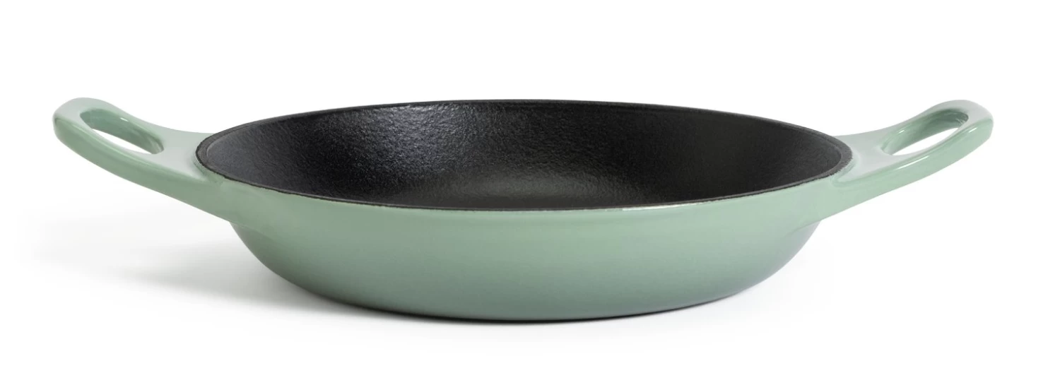 Habitat 20cm Cast Iron Enamel Coated Oven Dish - Green - Image 3