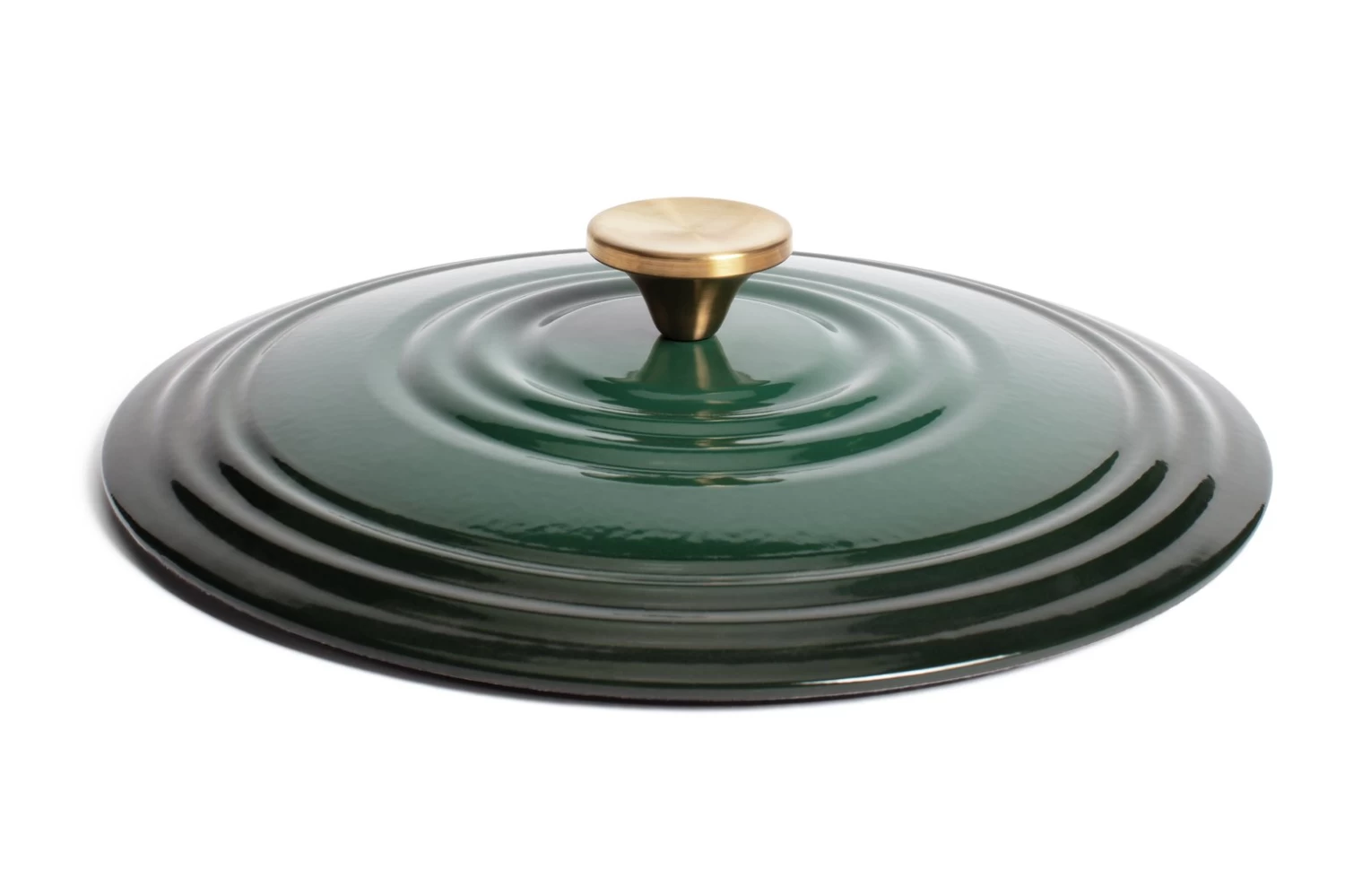 Habitat 4 Litre Cast Iron Casserole Dish - Green - Image 3