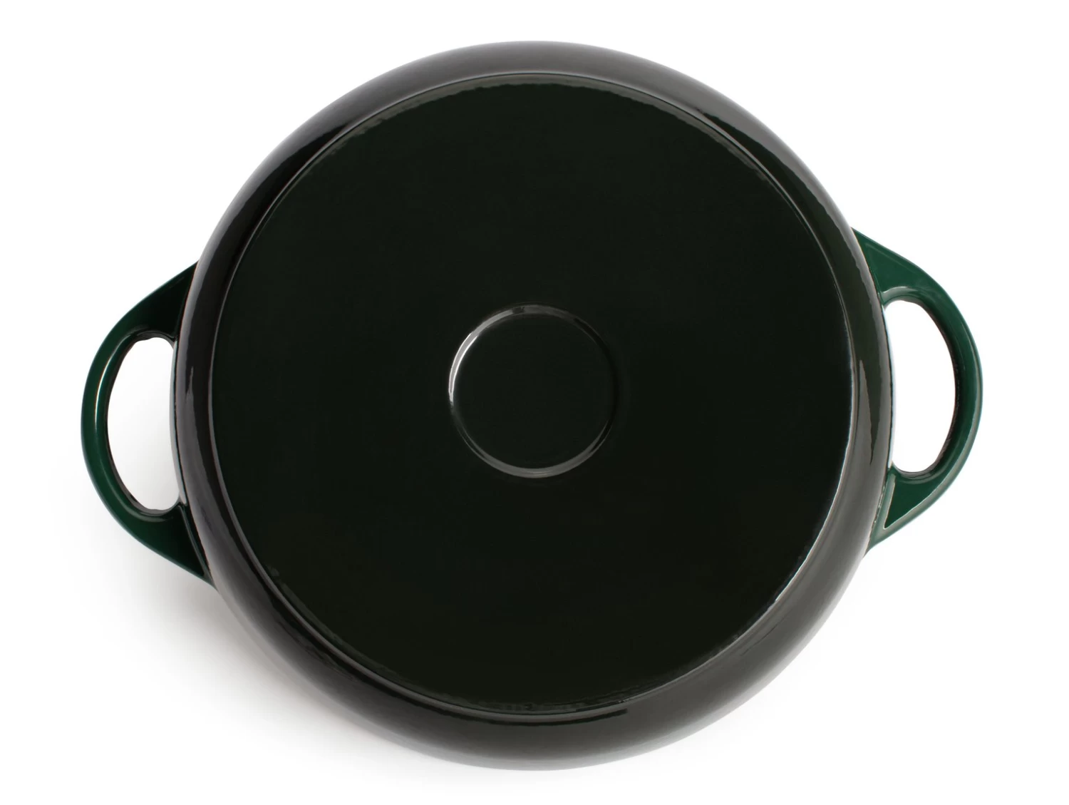 Habitat 4 Litre Cast Iron Casserole Dish - Green - Image 4