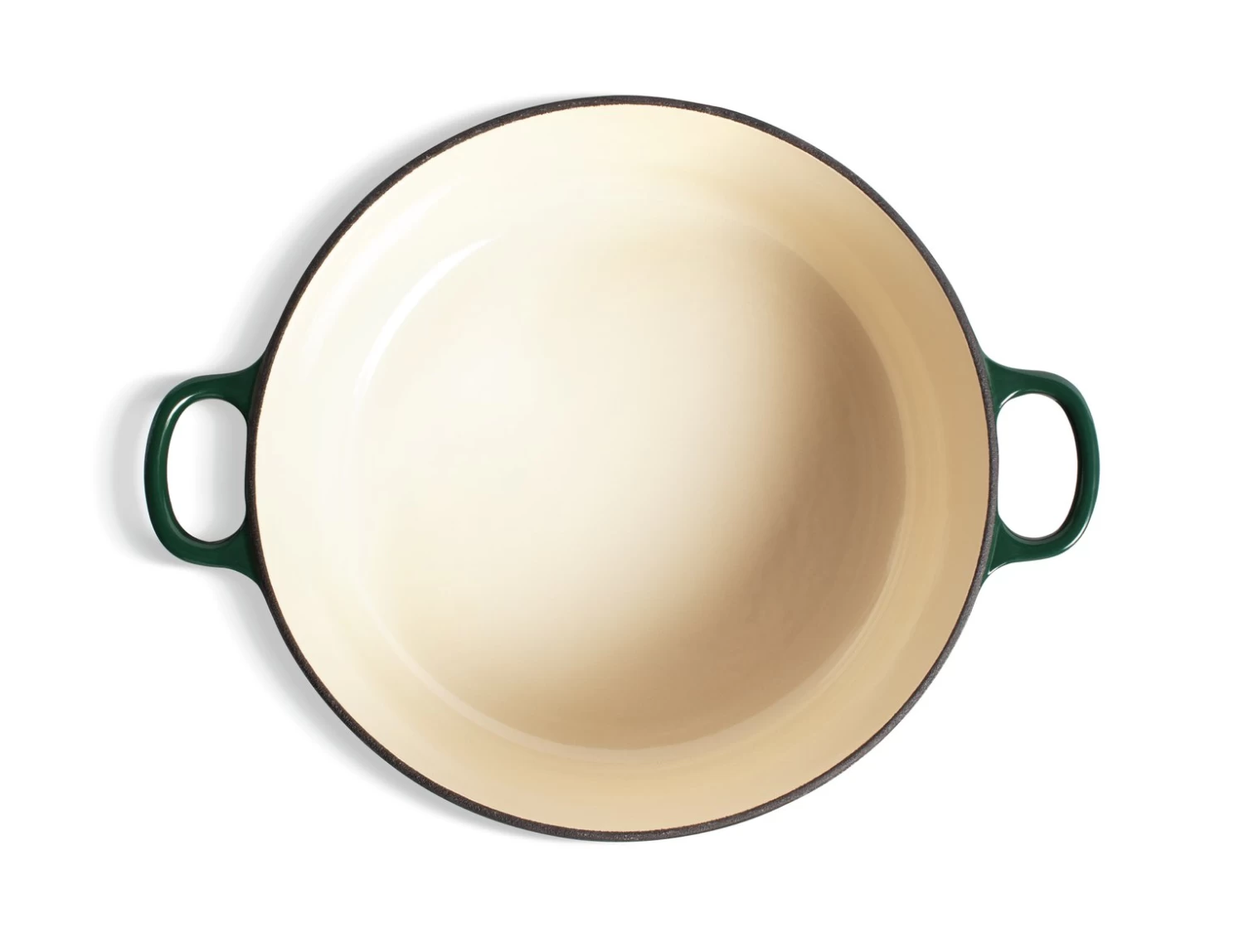 Habitat 3.3 Litre Cast Iron Casserole Dish - Green - Image 3