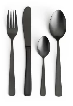 Habitat Satin 16 Piece Stainless Steel Cutlery Set