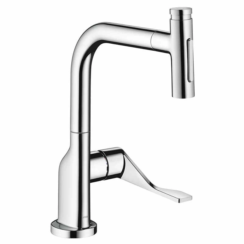 Axor Citterio Single Lever Kitchen Mixer Select 230 2 Jet With Pull-Out Spray - Chrome - 39863000