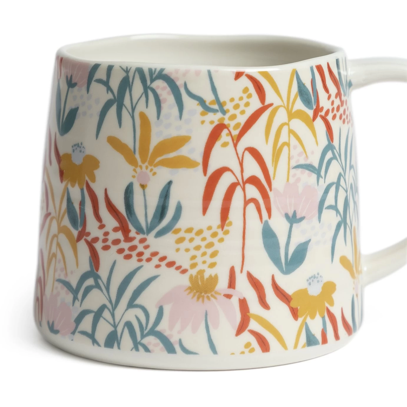 Habitat Floral Ripple Set Of 4 Mugs - Image 4