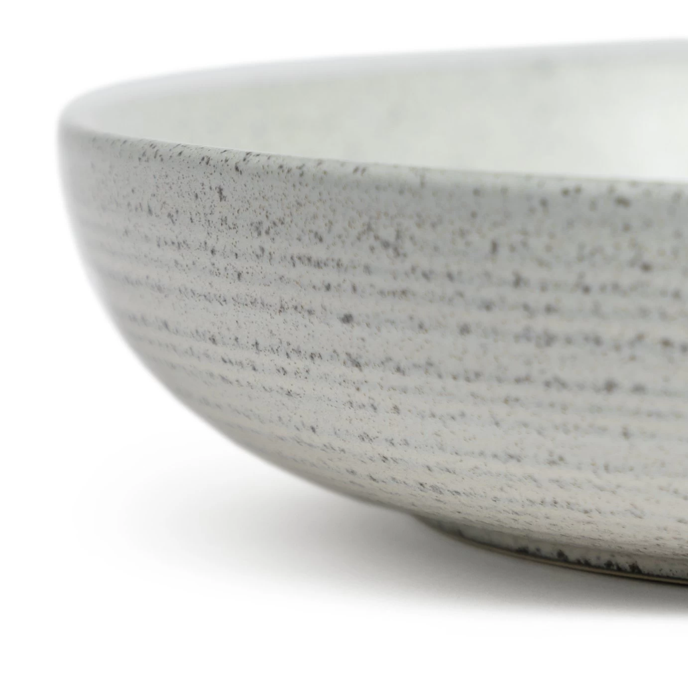 Habitat Textured Ripple 4 Piece Chalk Pasta Bowls - Natural - Image 3