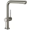Hansgrohe Talis M54 Single Lever Kitchen Mixer 270, Pull-Out Spout, 1jet - Stainless Steel - 72808800