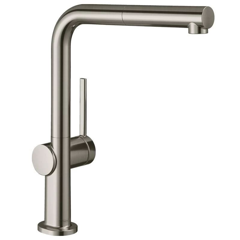 Hansgrohe Talis M54 Single Lever Kitchen Mixer 270, Pull-Out Spout, 1jet - Stainless Steel - 72808800