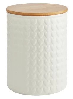 Habitat Ceramic Heart Bread Bin