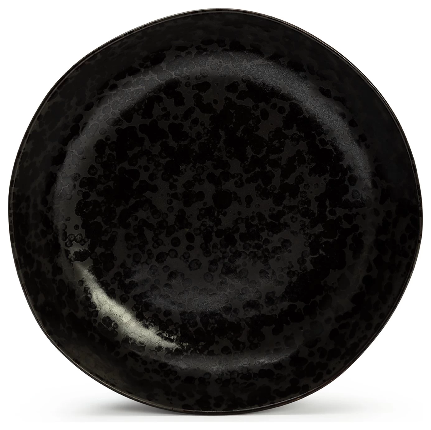 Habitat Preto Stoneware Serving Bowl - Black - Image 3