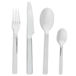 Habitat Addison 16 Piece Stainless Steel Cutlery Set Mirror