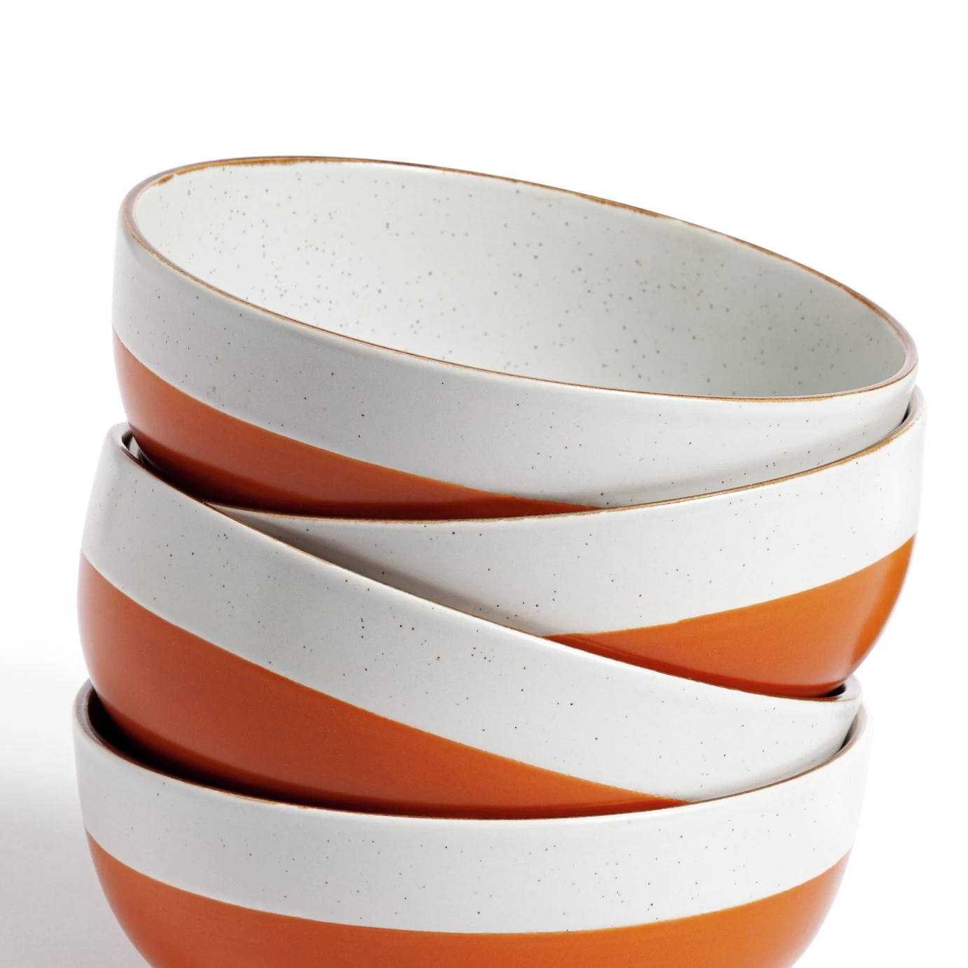Habitat 12 Piece Stoneware Dinner Set - Rust Speckle - Image 5