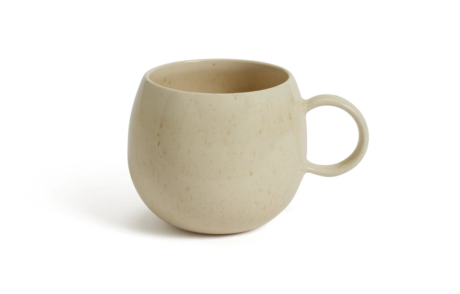 Habitat Evora Set Of 4 Stoneware Mugs - Natural - Image 2