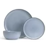 Habitat Evora 12 Piece Stoneware Dinner Set - Blue