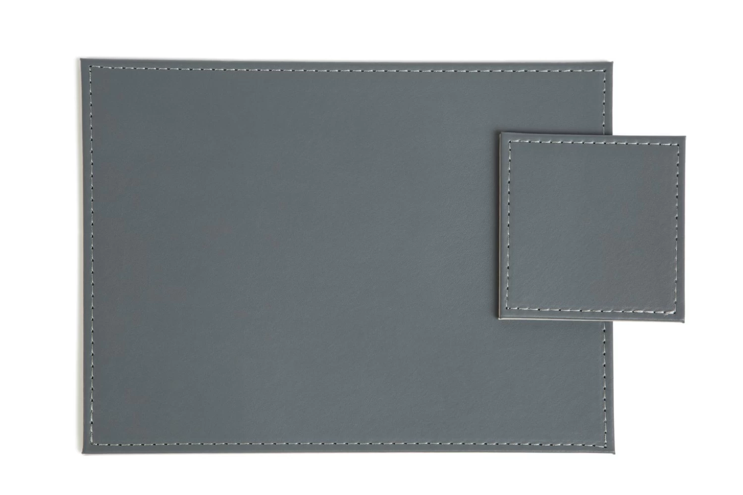 Habitat Faux Leather Set Of 4 Placemats And Coasters Set - Image 4