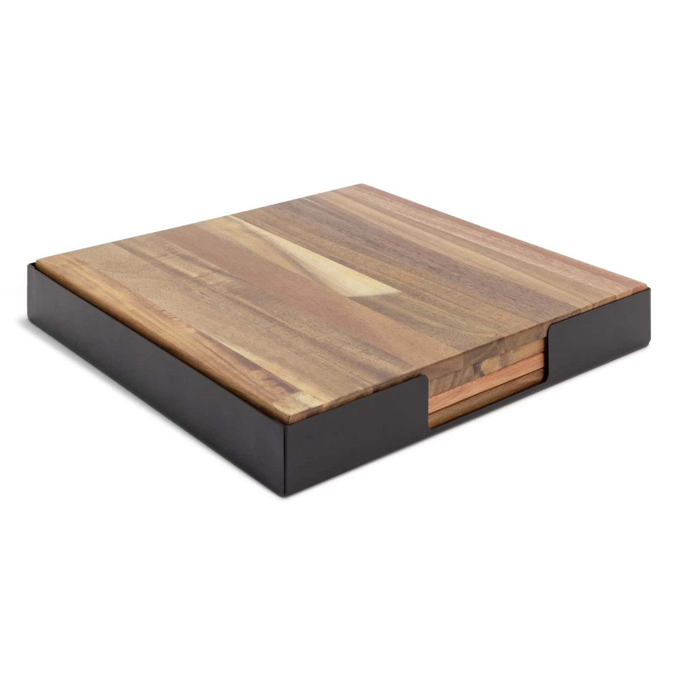 Habitat Set Of 4 Wooden Placemats With Tray - Image 2