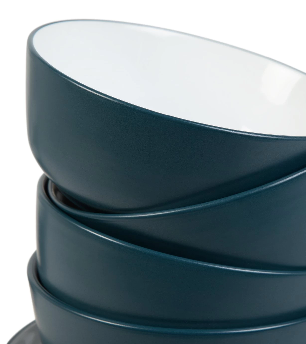 Habitat Two Tone 16 Piece Stoneware Dinner Set - Image 5