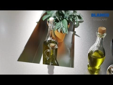 Blanco ETAGON 700-U Silgranit 1 Bowl Undermount Kitchen Sink With Manual InFino Waste - Volcano Grey - 527261 - Image 9