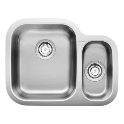 Blanco SUPREME 533-U 1.5 Bowl Stainless Steel Sink (Main Bowl Left) - BL450767