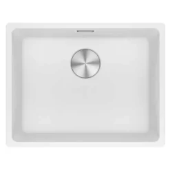 Franke Maris 1 Bowl Undermount Fragranite Kitchen Sink MRG 110-52 - Polar White - 125.0688.505