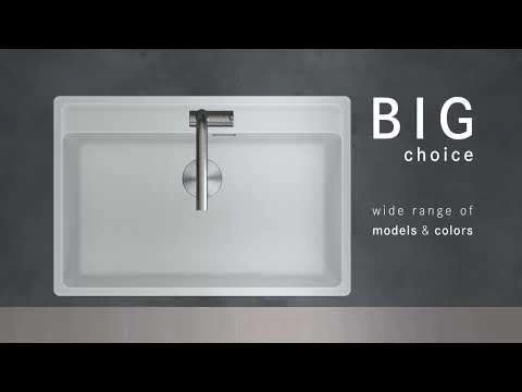 Franke Maris 1 Bowl Undermount Fragranite Kitchen Sink MRG 110-52 - Polar White - 125.0688.505 - Image 3