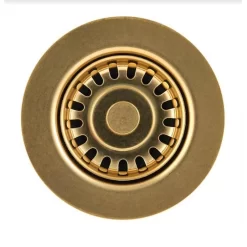 Thomas Denby 60mm Belfast Basket Strainer Waste - Artisan Brass - WRPAB