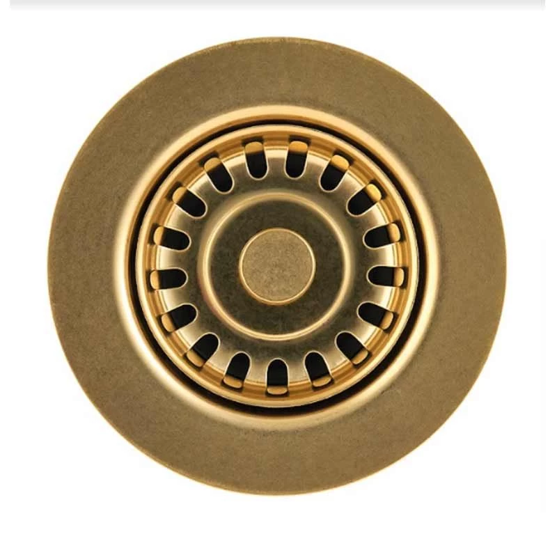 Thomas Denby 60mm Belfast Basket Strainer Waste - Artisan Brass - WRPAB